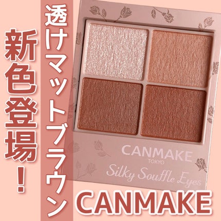 シルキースフレアイズ(マットタイプ)/キャンメイク/アイシャドウパレットを使ったクチコミ(1枚目)