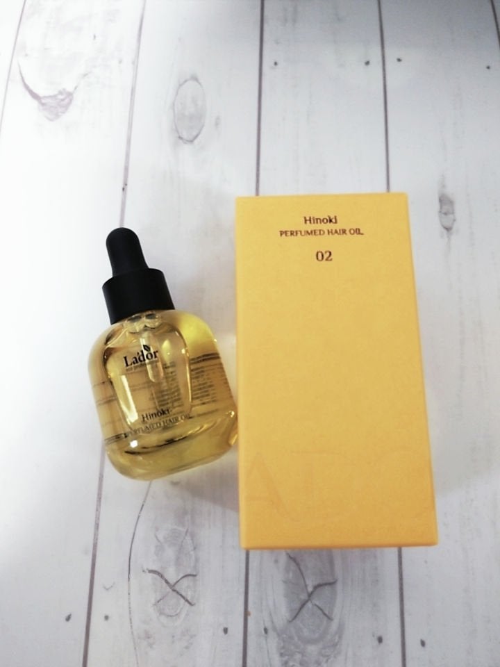 パフュームヘアオイル ヒノキ/La'dor/ヘアオイルを使ったクチコミ(1枚目)