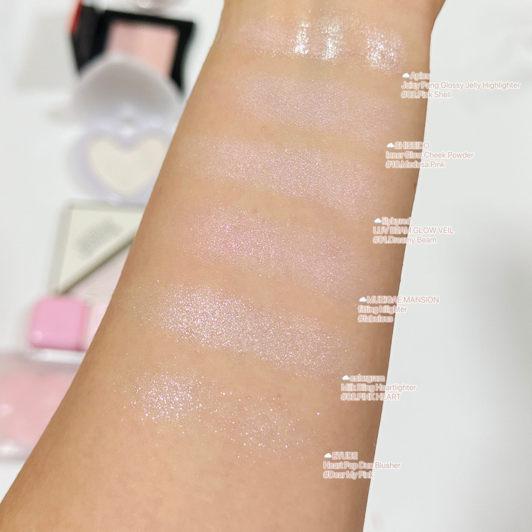 フィッティングハイライター FABULOUS/MUZIGAE MANSION/パウダーハイライトを使ったクチコミ（3枚目）