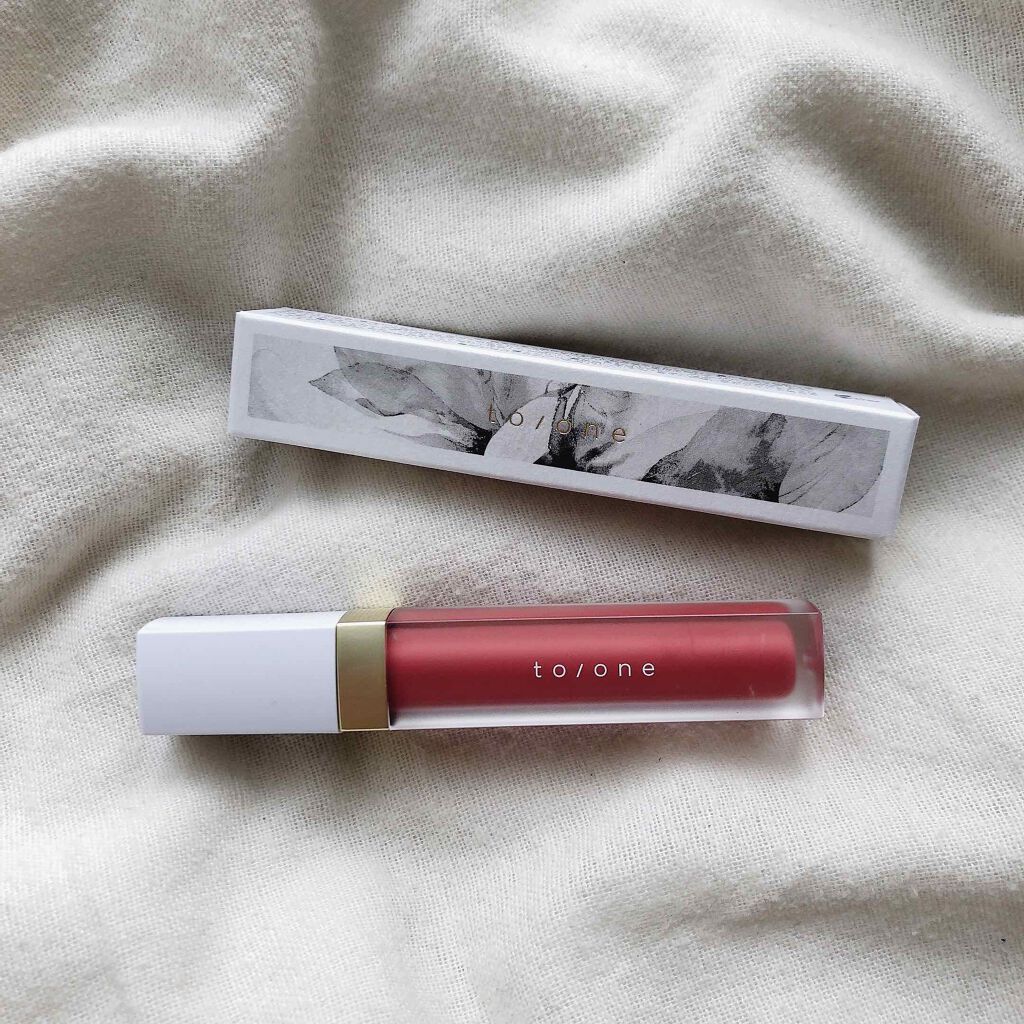 トーン ペタル エッセンス カラー バター/to/one/リップグロスを使ったクチコミ(1枚目)