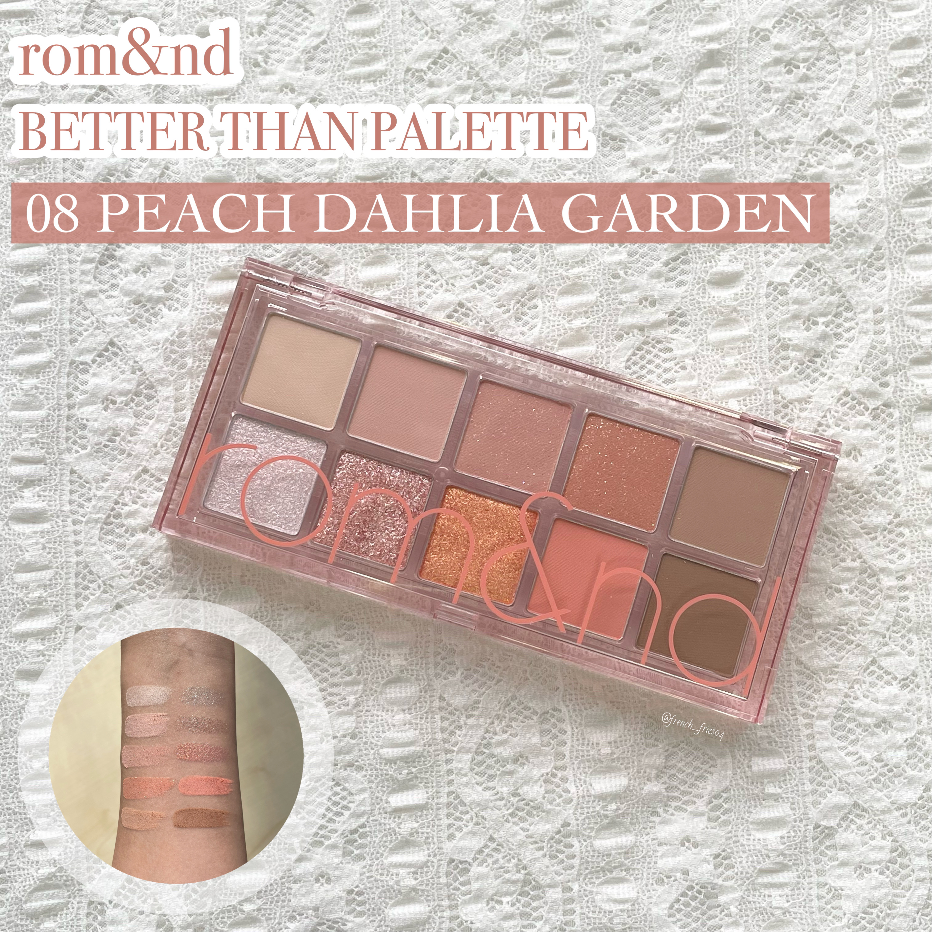 ベターザンパレット/rom&nd/アイシャドウパレットを使ったクチコミ（1枚目）