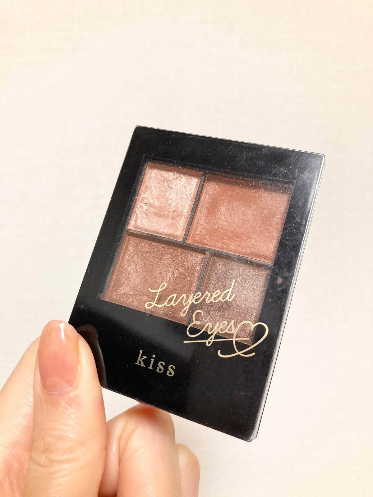 レイヤードアイズ/KiSS/アイシャドウパレットを使ったクチコミ(2枚目)