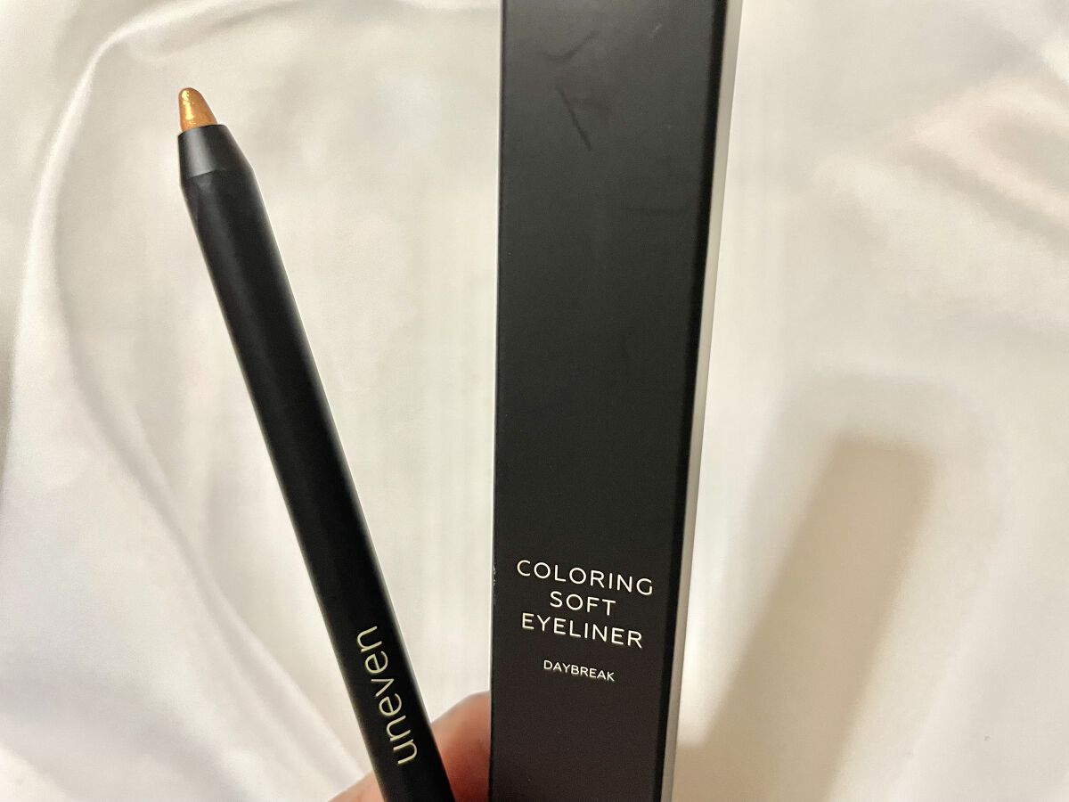カラーリングソフトアイライナー デイブレイク/uneven/ペンシルアイライナーを使ったクチコミ（2枚目）