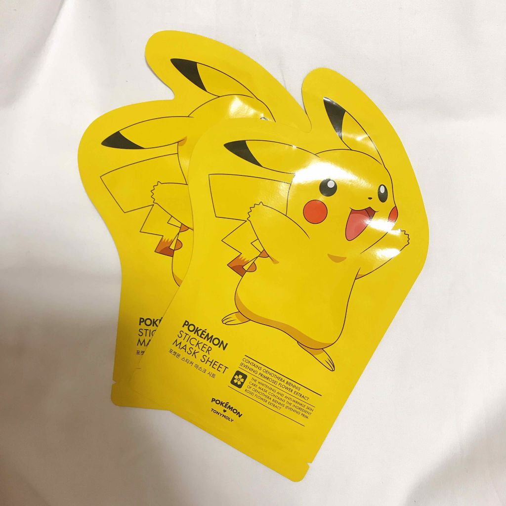 トニーモリー ポケモンマスクシート/TONYMOLY/シートマスク・パックを使ったクチコミ(2枚目)