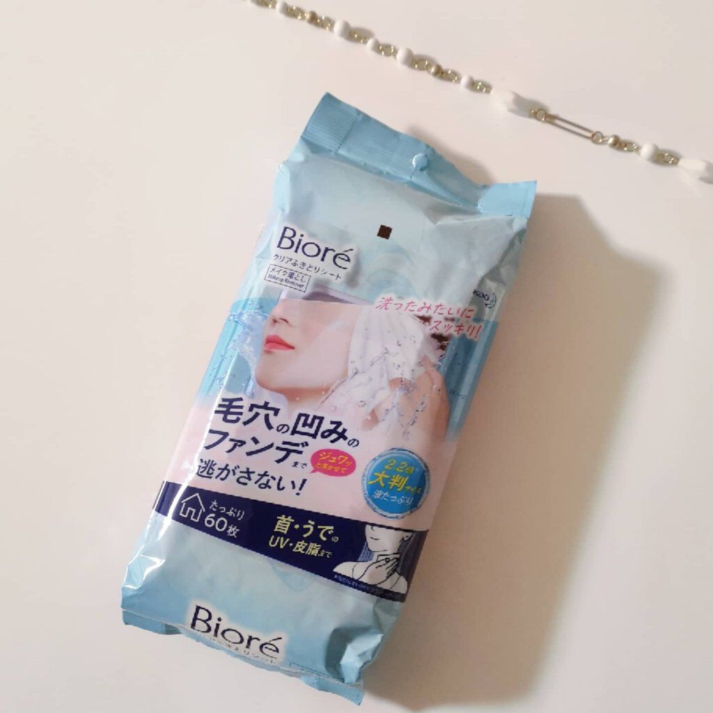クリアふきとりシート/ビオレ/クレンジングシートを使ったクチコミ(1枚目)
