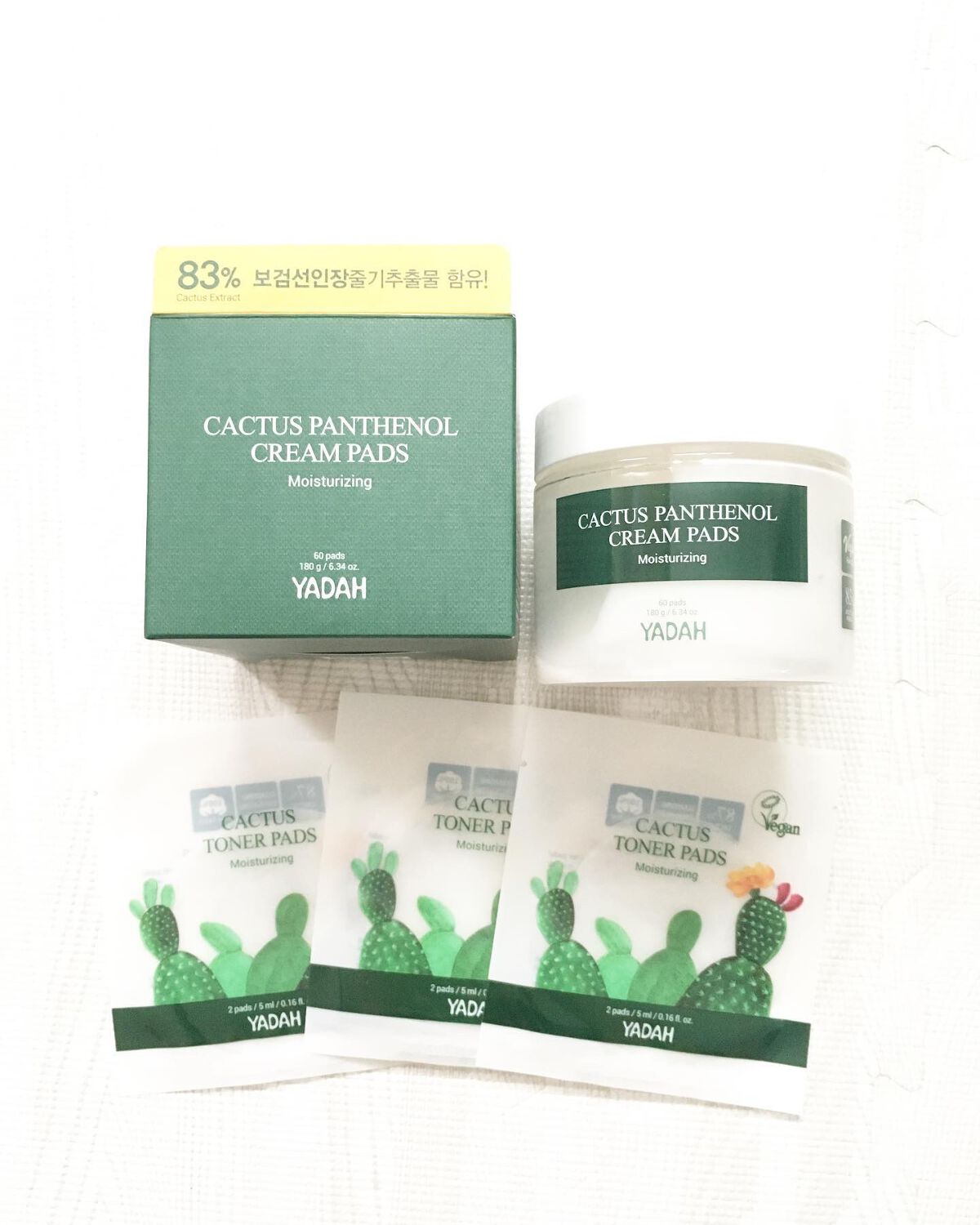 カクタスパンテノールクリームパッド/YADAH/トナーパッドを使ったクチコミ（1枚目）