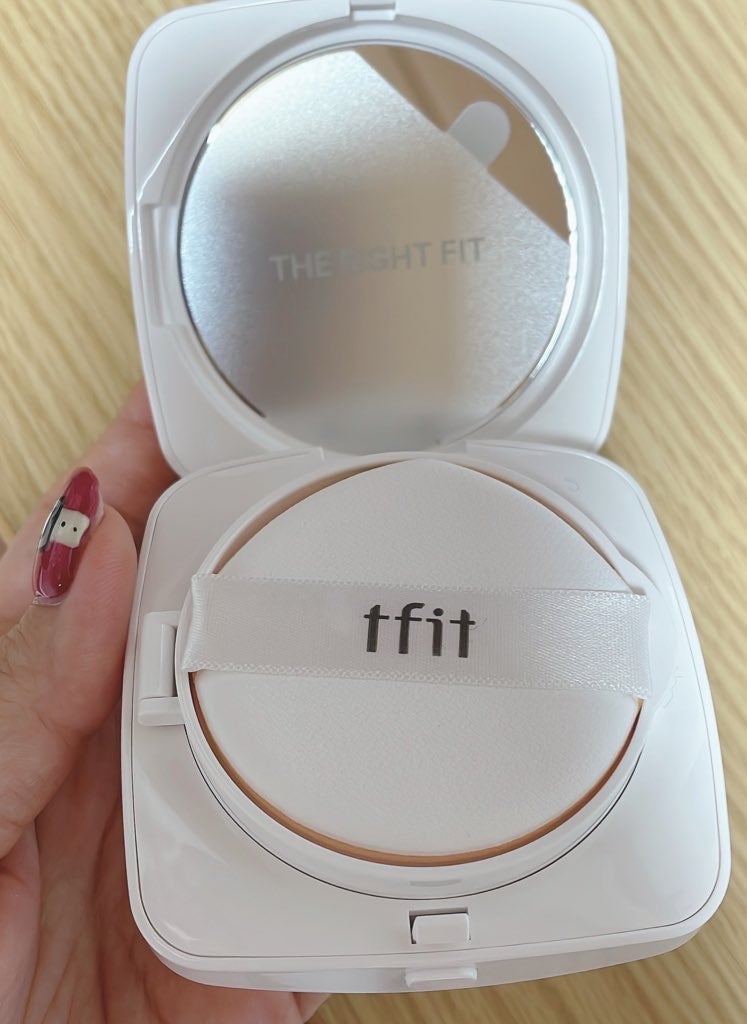 レイヤリングフィットカバークッションEX/TFIT/クッションファンデーションを使ったクチコミ(2枚目)