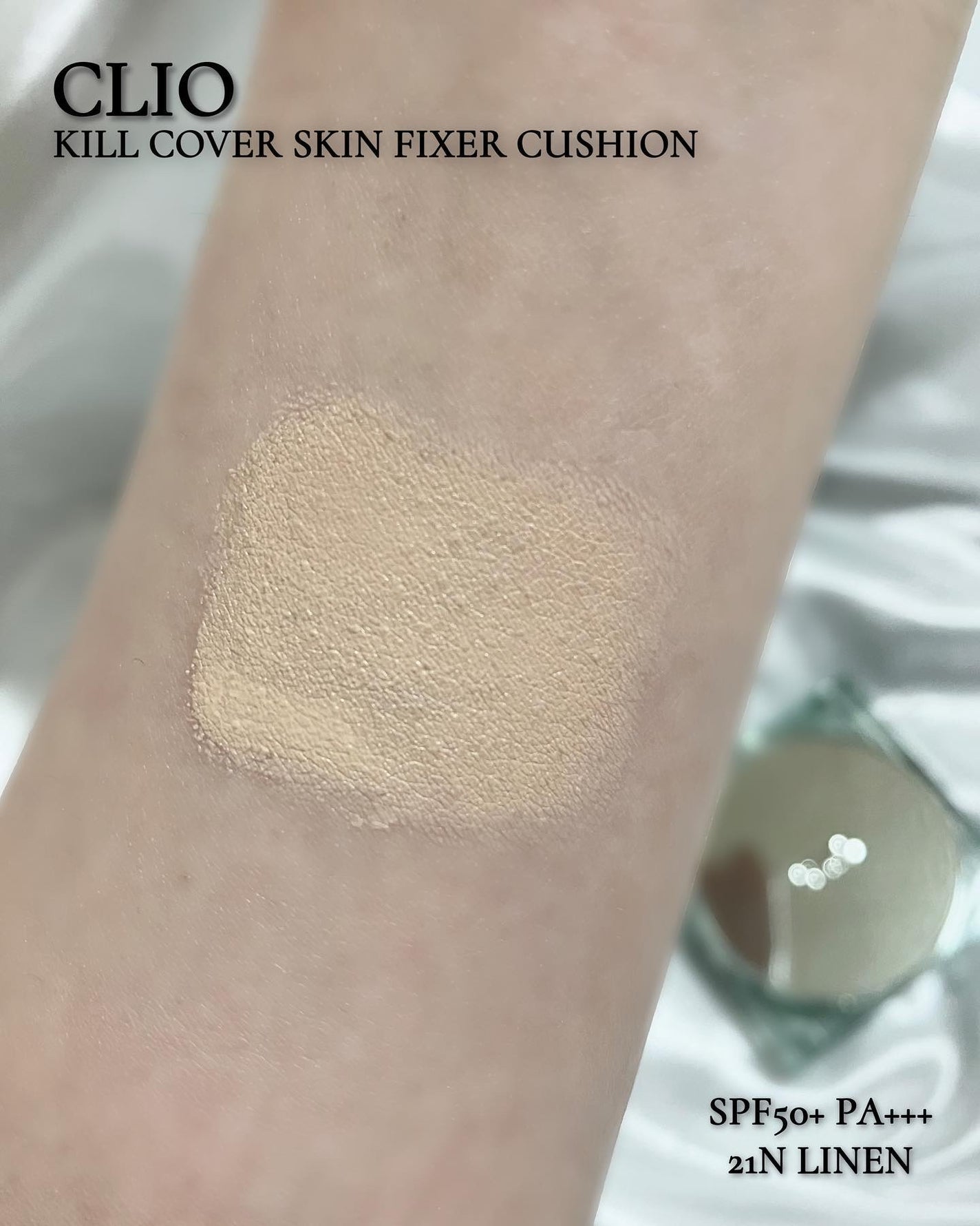 クリオ キル カバー スキン フィクサー クッション/CLIO/クッションファンデーションを使ったクチコミ(5枚目)