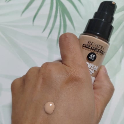 カラーステイ ロングウェア メイクアップ/REVLON/リキッドファンデーションを使ったクチコミ(2枚目)