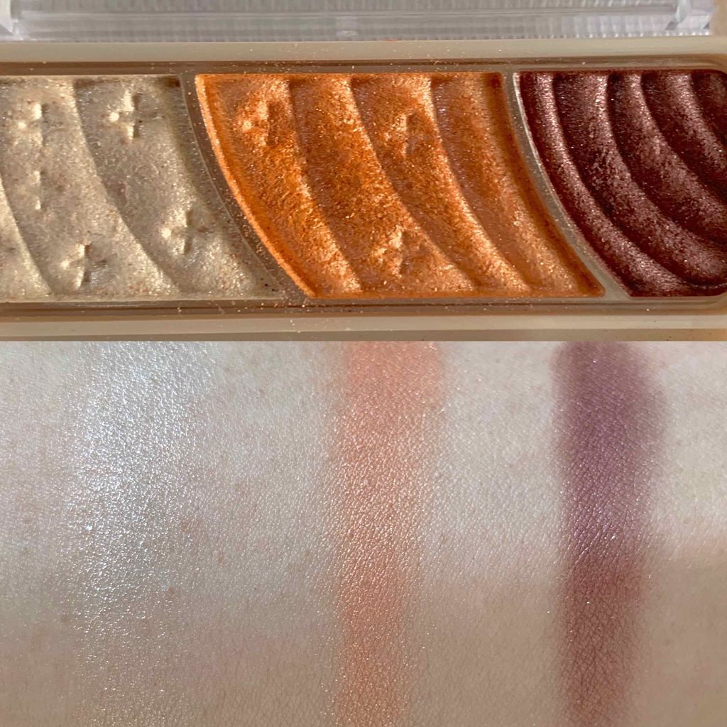 トーンアップアイシャドウ/CEZANNE/アイシャドウパレットを使ったクチコミ(2枚目)