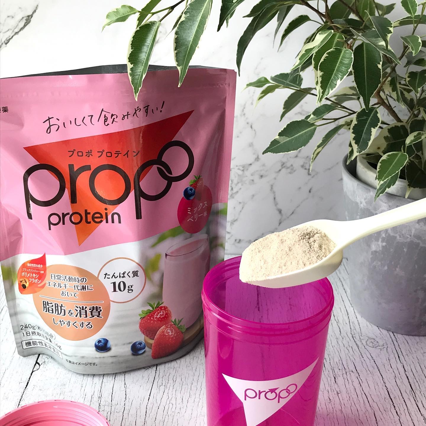 プロポ プロテイン(カフェオレ味)/ロート製薬/その他プロテインを使ったクチコミ（2枚目）