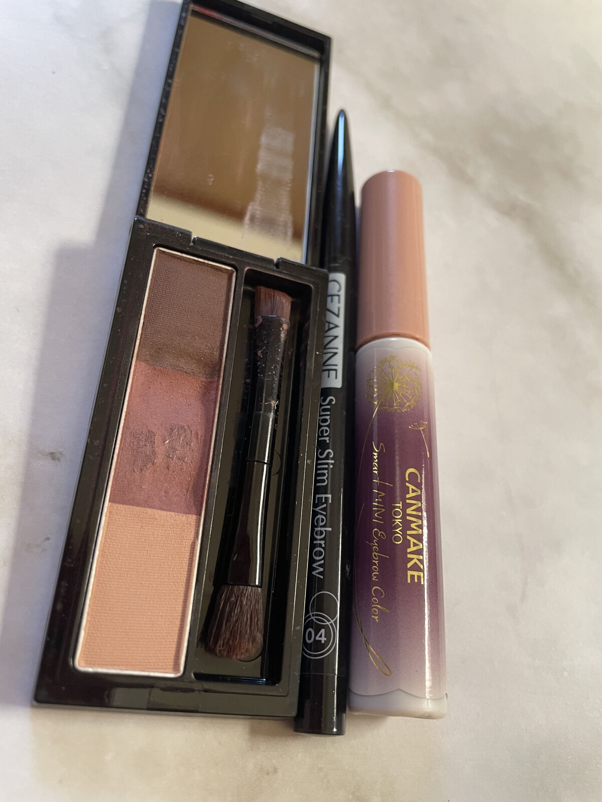 スマートミニアイブロウカラー/キャンメイク/眉マスカラを使ったクチコミ（1枚目）