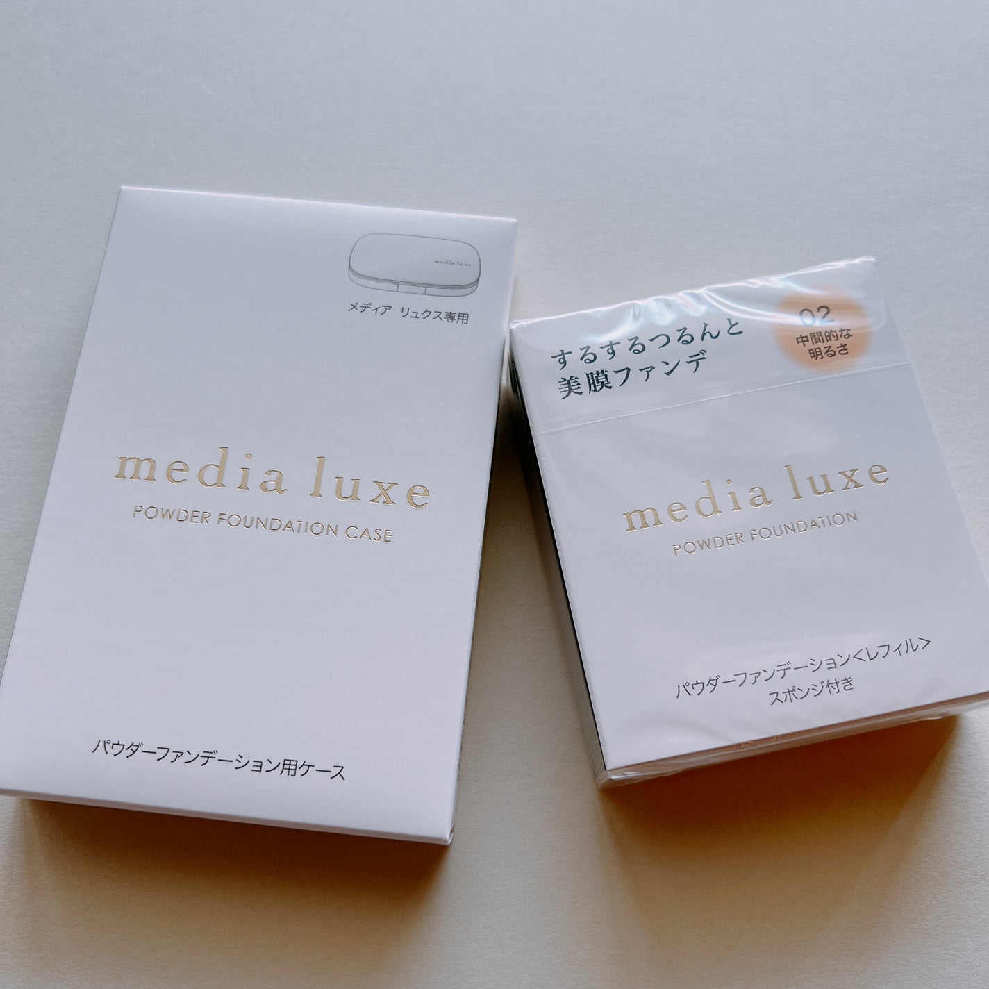 パウダーファンデーション/media luxe/パウダーファンデーションを使ったクチコミ(3枚目)