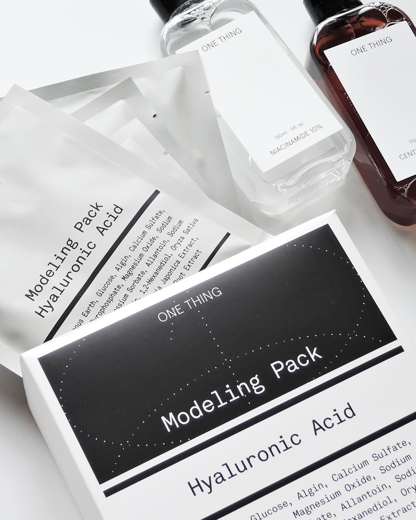 モデリングパック ヒアルロン酸 /ONE THING/洗い流すパック・マスクを使ったクチコミ（1枚目）