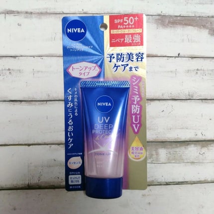 ニベアUV ディープ プロテクト&ケア トーンアップ エッセンス/ニベア/日焼け止めローションを使ったクチコミ(1枚目)