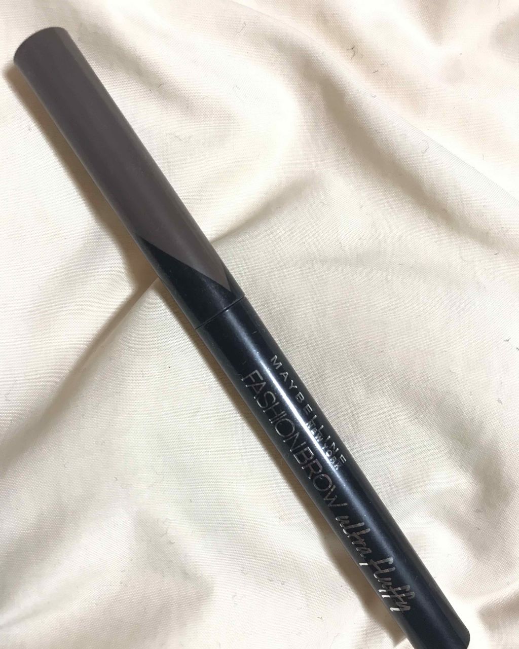 【旧品】ファッションブロウ パウダーインペンシル BR-1 自然な濃茶色/MAYBELLINE NEW YORK/パウダーアイブロウを使ったクチコミ（1枚目）