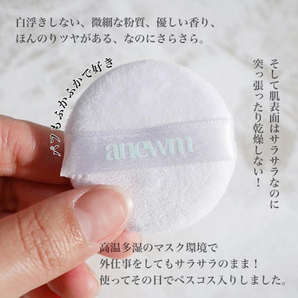 アニューム セバム コントロール パウダー/saat insight/ルースパウダーを使ったクチコミ(3枚目)