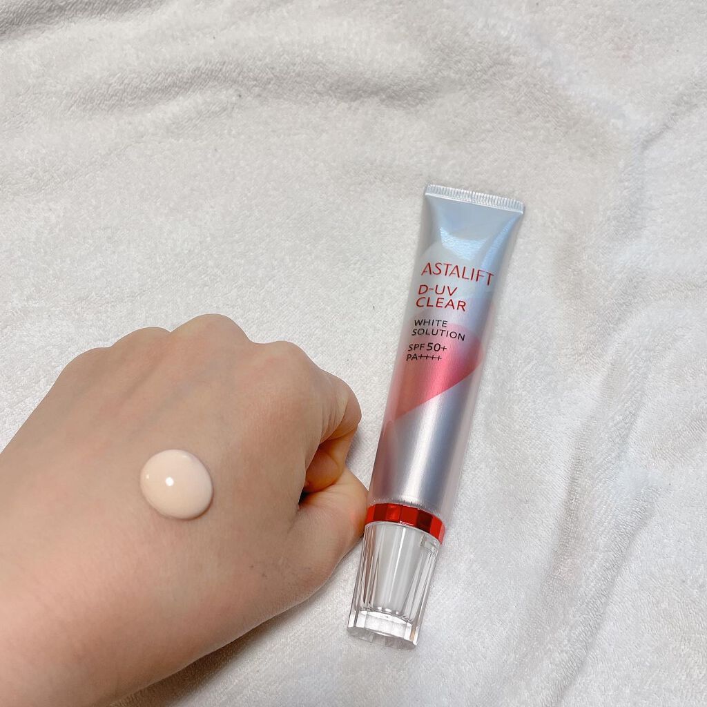 D-UVクリア ホワイトソリューション/アスタリフト/日焼け止めクリームを使ったクチコミ(2枚目)