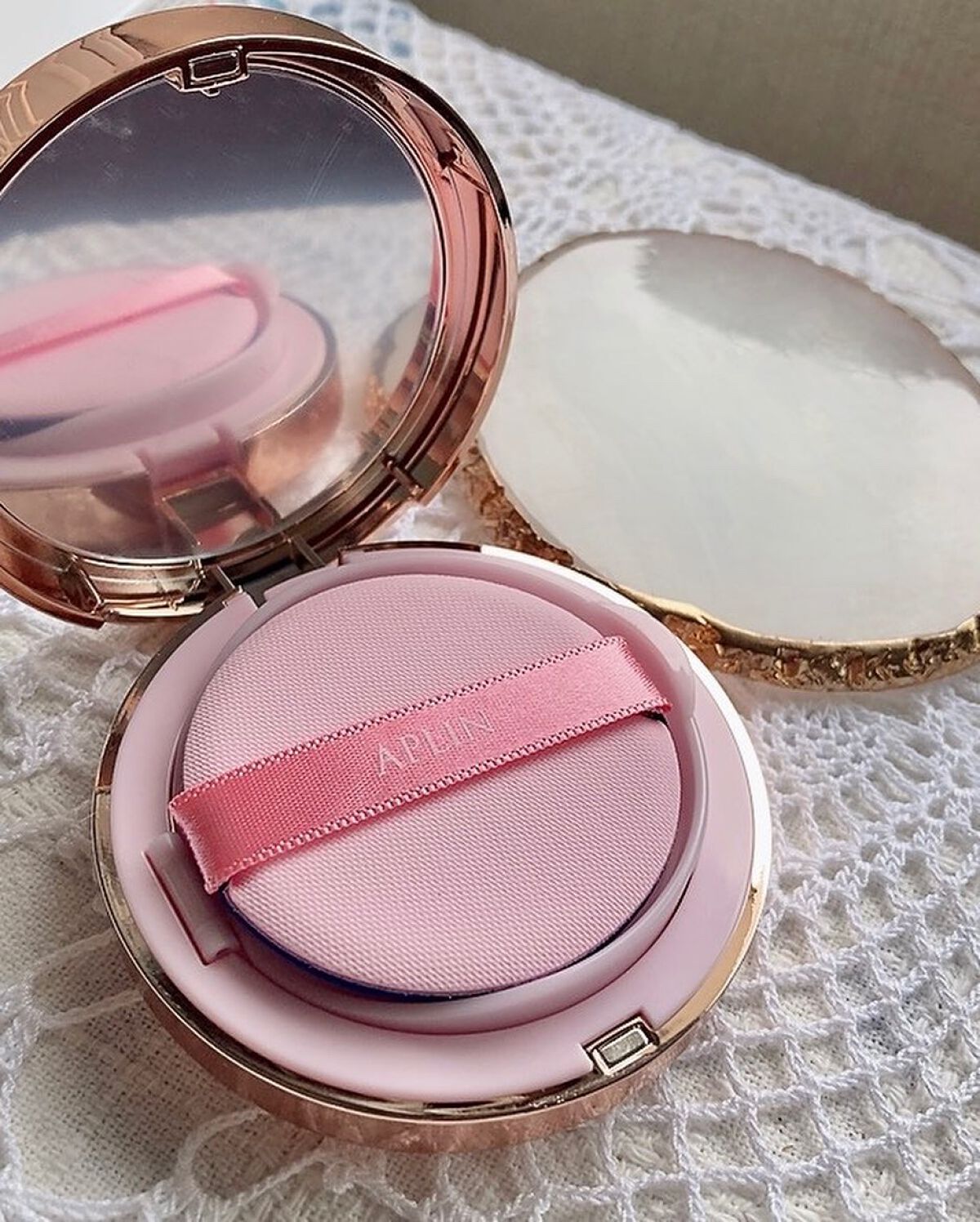 ピンクティーツリーカバークッション/APLIN/クッションファンデーションを使ったクチコミ(3枚目)