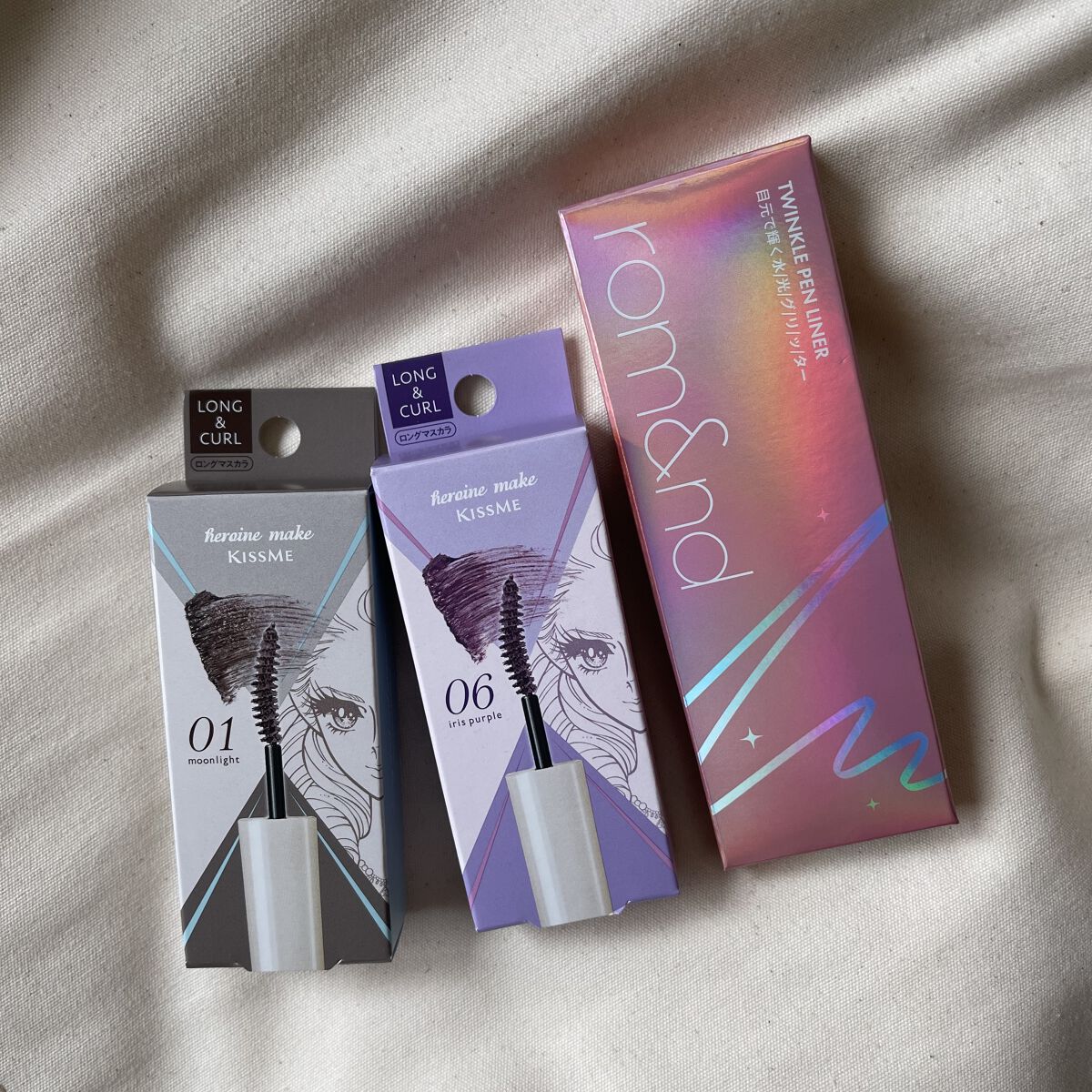 ロング＆カールマスカラ アドバンストフィルムC 06 アイリスパープル/ヒロインメイク/マスカラを使ったクチコミ（1枚目）