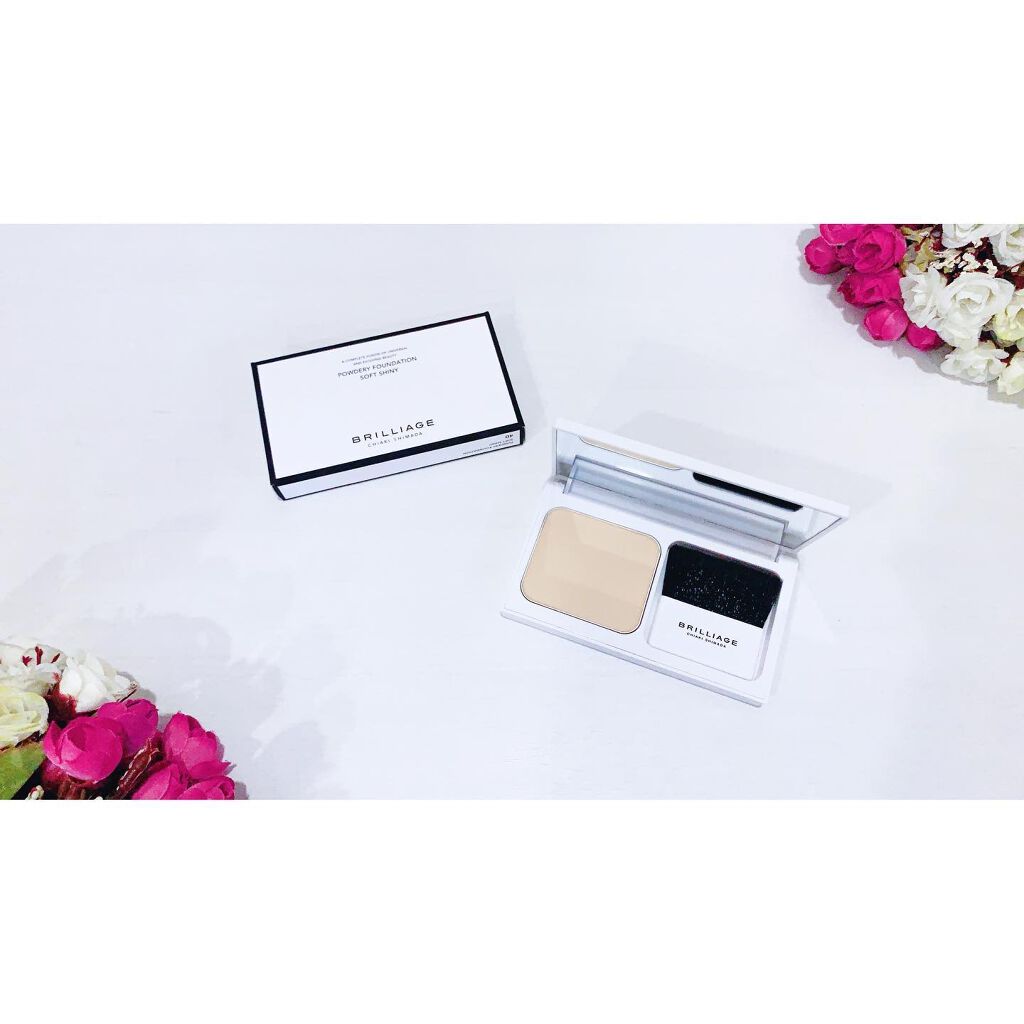 パウダリーファンデーション ソフトシャイニー/ブリリアージュ/パウダーファンデーションを使ったクチコミ(1枚目)