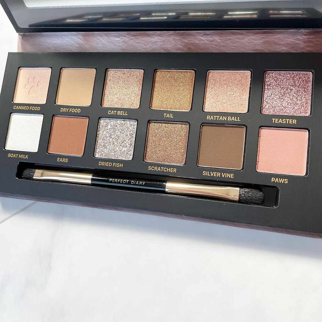 エクスプローラ12色 動物アイシャドウパレット/PERFECT DIARY/アイシャドウパレットを使ったクチコミ（3枚目）