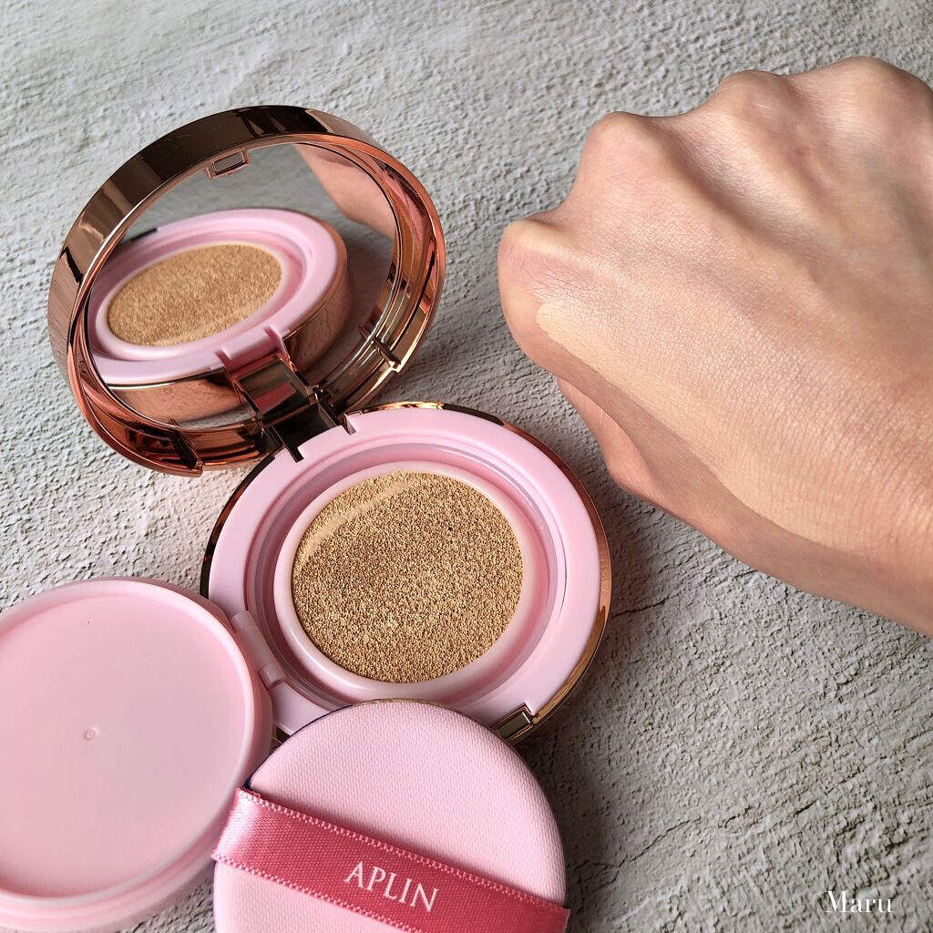 ピンクティーツリーカバークッション/APLIN/クッションファンデーションを使ったクチコミ(3枚目)