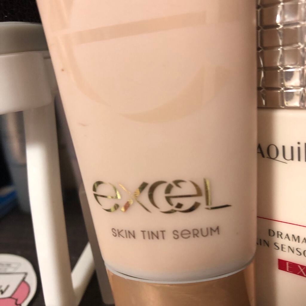 スキンティントセラム/excel/リキッドファンデーションを使ったクチコミ(1枚目)