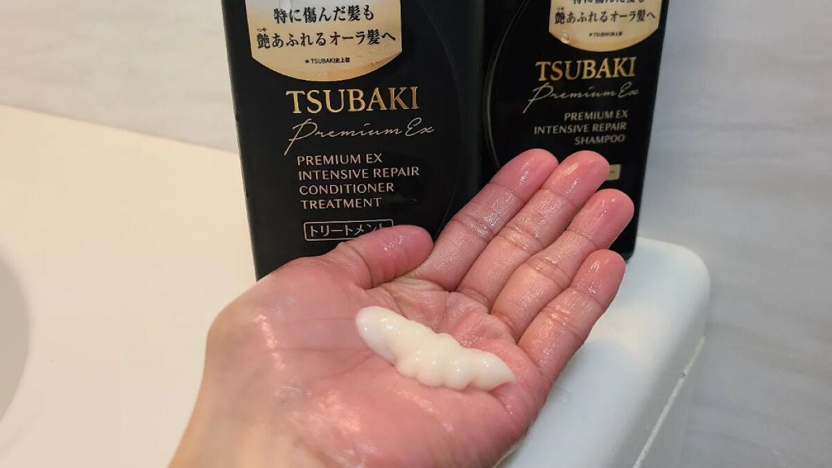 プレミアムEX インテンシブリペア <シャンプー>/コンディショナー<ヘアトリートメント> /TSUBAKI/市販シャンプーを使ったクチコミ(5枚目)