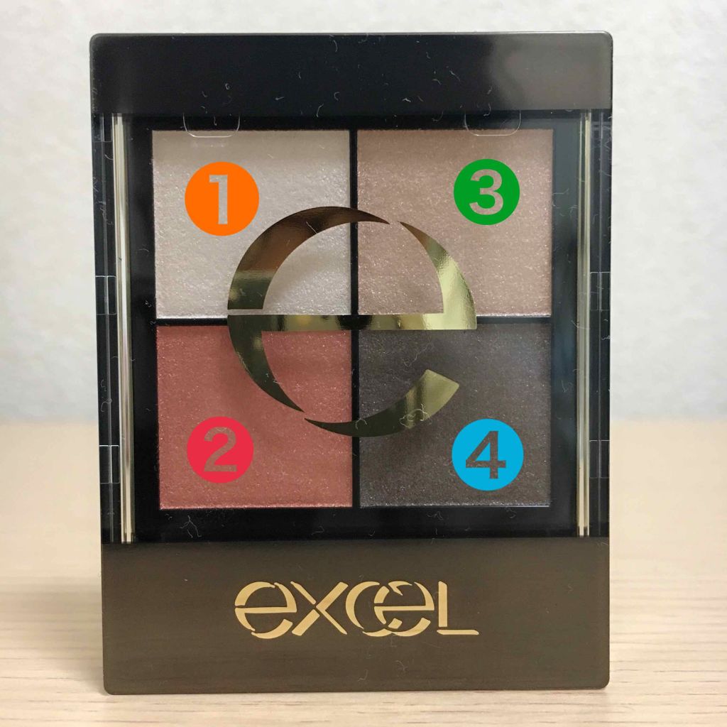 リアルクローズシャドウ/excel/アイシャドウパレットを使ったクチコミ(3枚目)