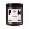 茶色い瓶 ウッド芯 キャンドル - Fig Tart / Factory Normal