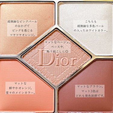 【旧】サンク クルール クチュール 629 コーラル ペイズリー/Dior/パウダーアイシャドウを使ったクチコミ（2枚目）