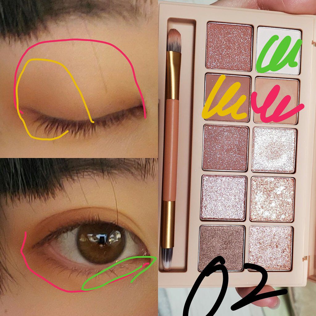 プロ アイ パレット/CLIO/アイシャドウパレットを使ったクチコミ(2枚目)