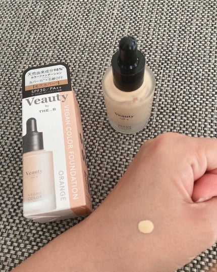 ヴィーガン カラーファンデーション オレンジ/Veauty by THE_B/リキッドファンデーションの画像