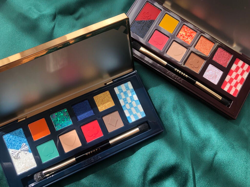 アリスドリームランドシリーズ 12色アイシャドウパレット(ZEESEA×大英博物館)/ZEESEA/アイシャドウパレットを使ったクチコミ(3枚目)