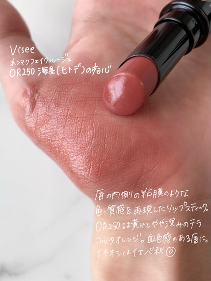 ネンマクフェイク ルージュ/Visée/口紅を使ったクチコミ(2枚目)