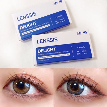 LENSSIS ディライト シリーズのクチコミ「🖇𓊆 #LENSSIS 𓊇 様より
ディライトシリーズのレポです❁
DIA: 14.5mm.....」(1枚目)