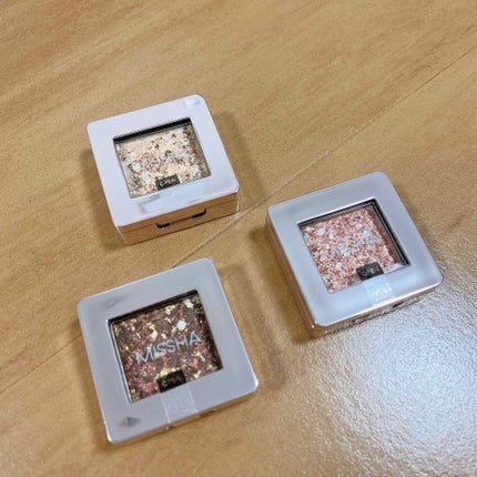 グリッタープリズム シャドウ/MISSHA/グリッターを使ったクチコミ(1枚目)