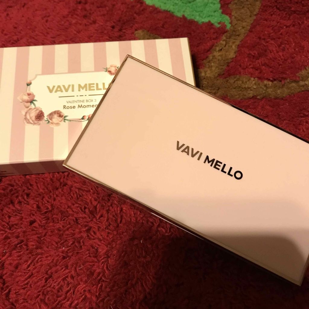 バレンタインボックス3ローズモーメント/VAVI MELLO/アイシャドウパレットを使ったクチコミ(1枚目)