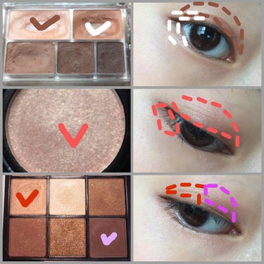 UR GLAM　BLOOMING EYE COLOR PALETTE/U R GLAM/パウダーアイシャドウを使ったクチコミ（2枚目）