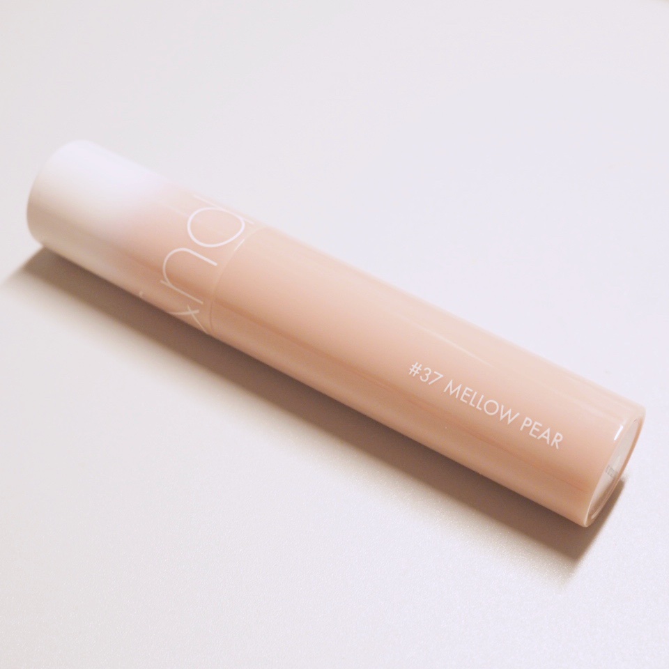 ジューシーラスティングティント 37 メロウペアー(MELLOW PEAR)/rom&nd/リップティントを使ったクチコミ（2枚目）