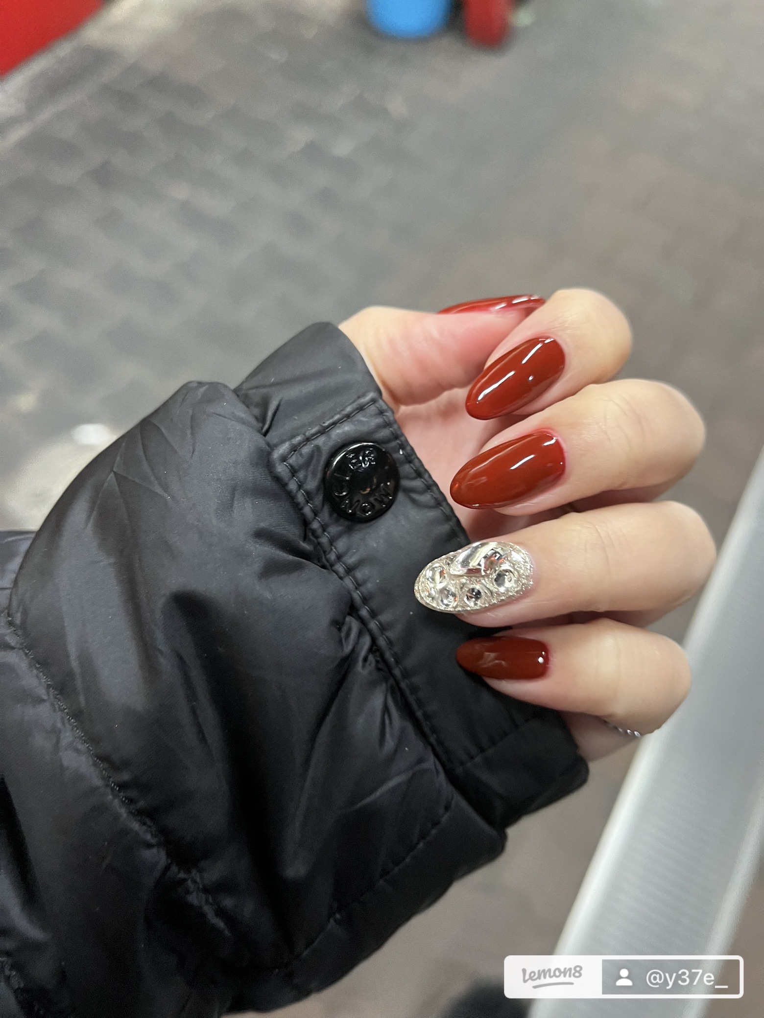 #ニット映えネイルのネイルデザイン