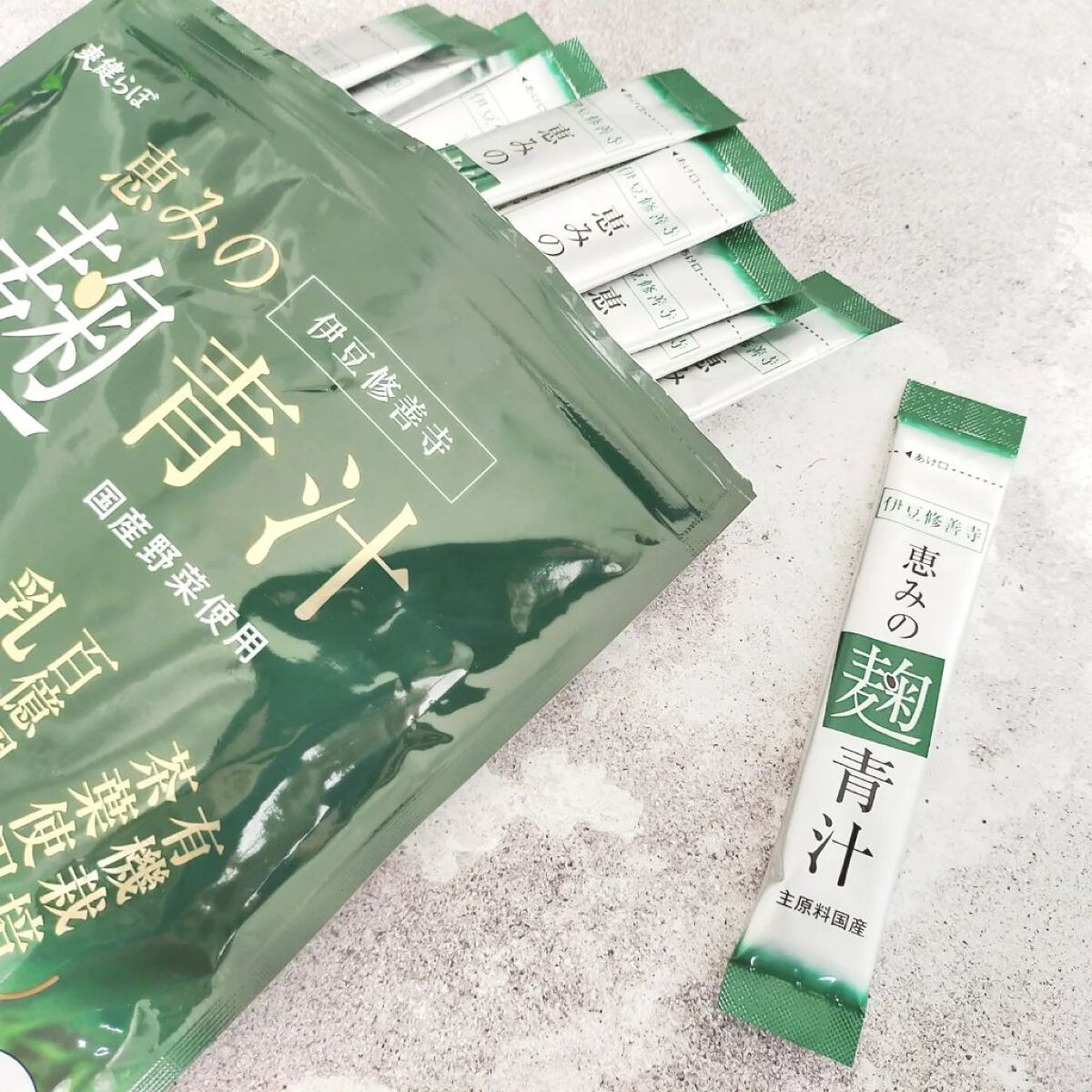 恵みの麹青汁/爽健らぼ/青汁を使ったクチコミ（2枚目）