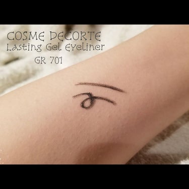 DECORTÉ AQ MW アイクレヨンのクチコミ「
＊＾COSME DECORTE AQMW
　　　◎Lasting Gel Eyeliner .....」（3枚目）