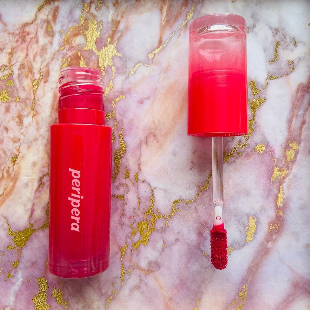 ペリペラ インク ムード グロイ ティント 05 CHERRY SO WHAT(どうしたのチェリー)/PERIPERA/リップティントを使ったクチコミ（1枚目）