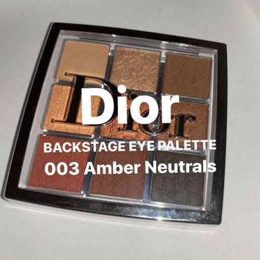#Dior バックステージ　アイパレット 003 Amber Neutrals

お値段は少し張りますが9色入っているので満足感のあるパレット👏
マットからシマーまでの色々な質感のアイシャドウが入ってい