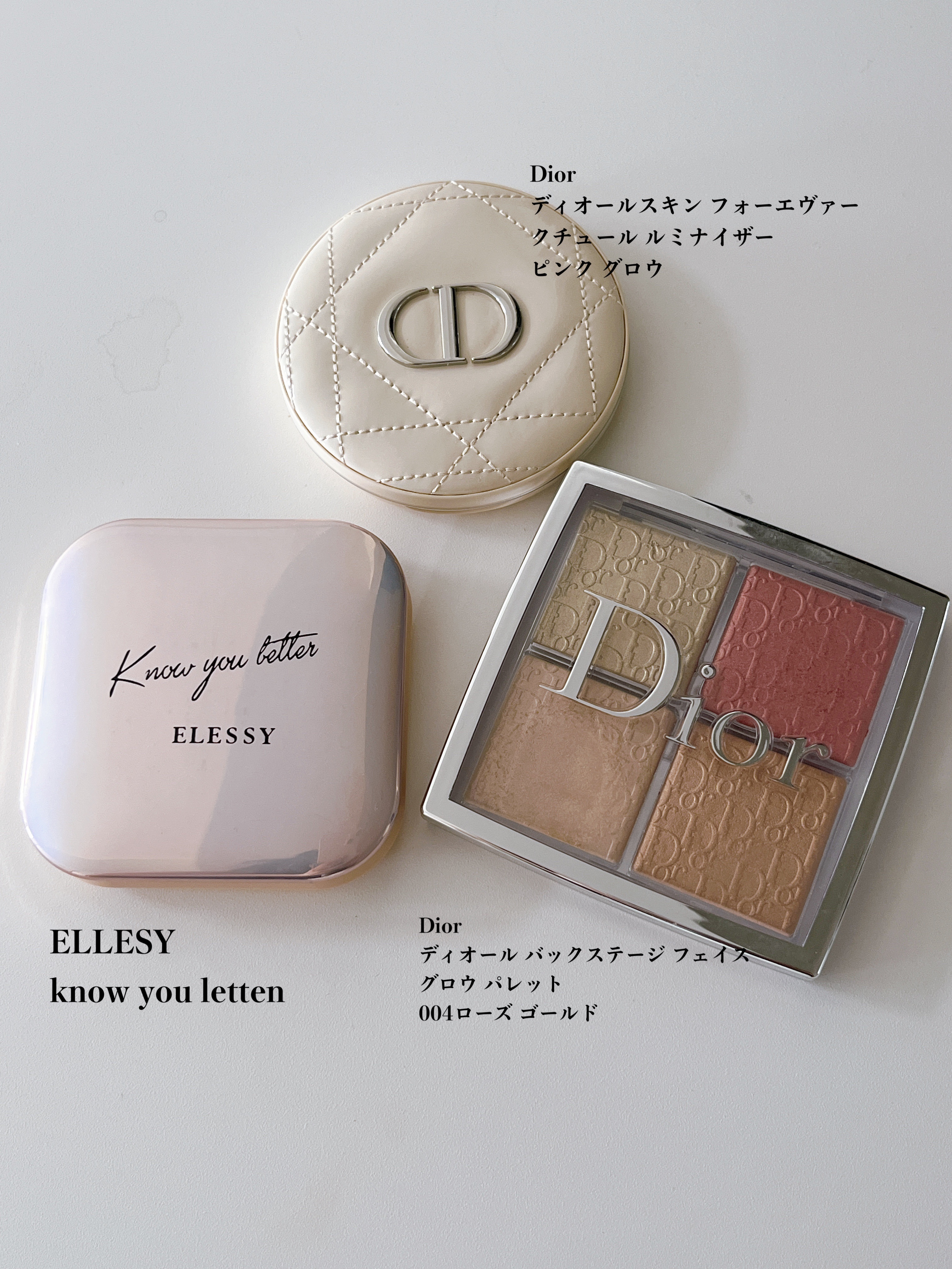 know you letten ダイヤモンド ハイライトパウダー/ELLESY/パウダーハイライトを使ったクチコミ（2枚目）