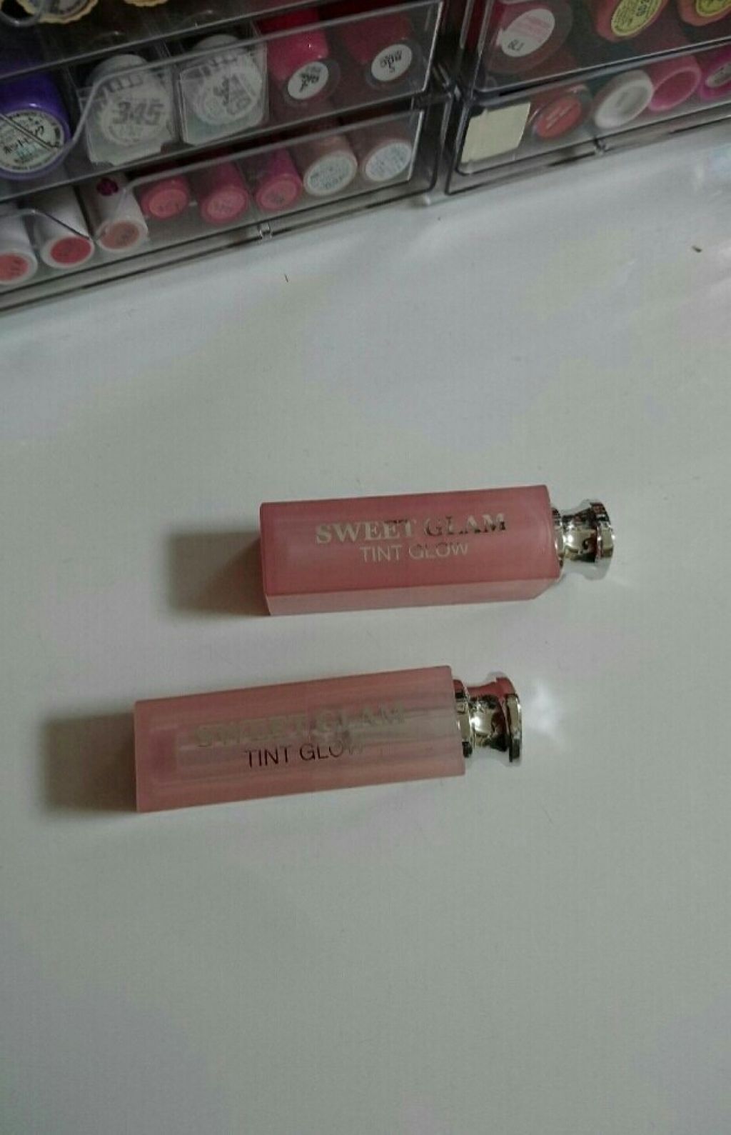 SWEET GLAM TWO TONE GLOW/SECRET KEY/口紅を使ったクチコミ(2枚目)