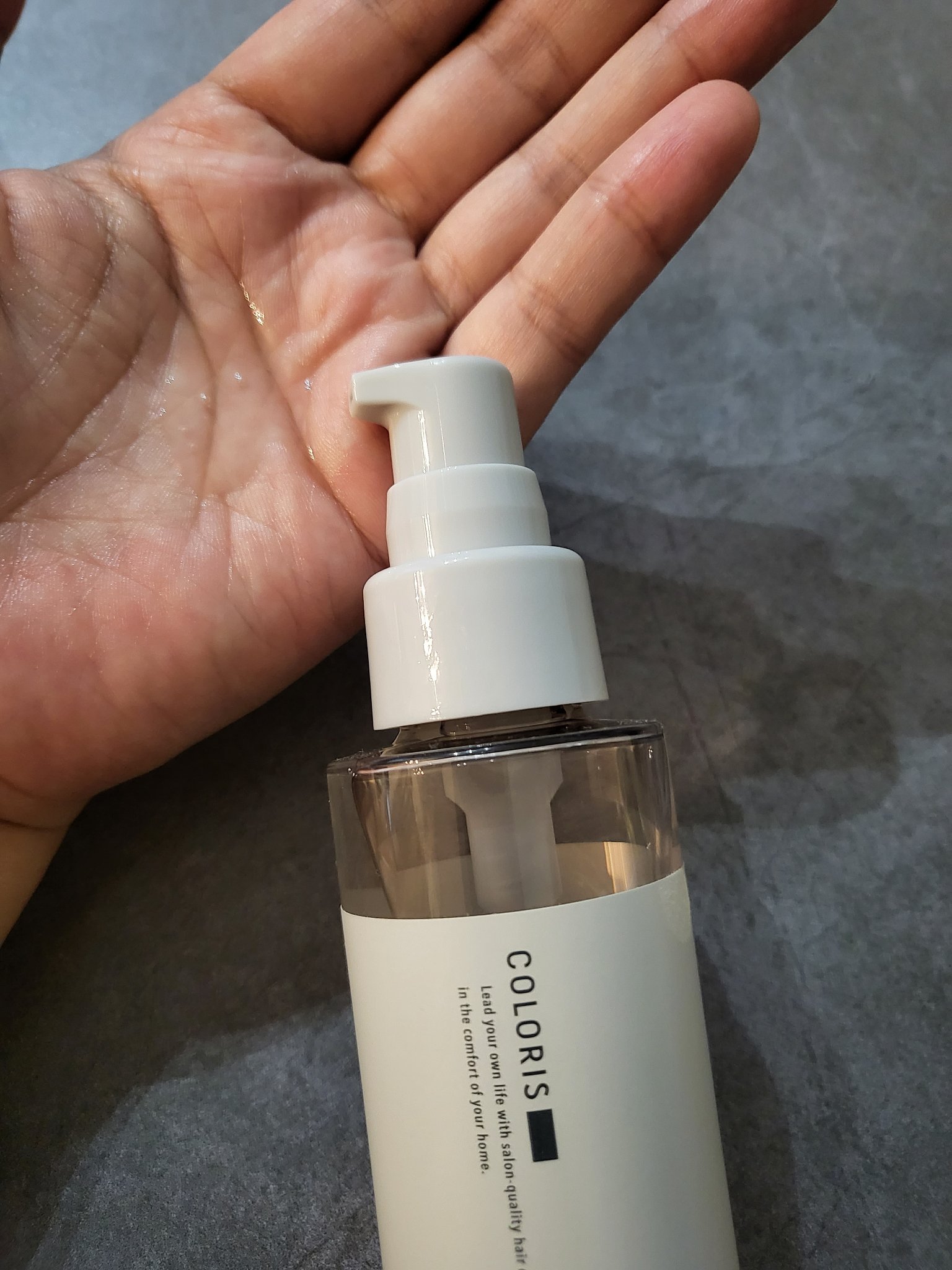 カラーケアオイル/COLORIS/ヘアオイルを使ったクチコミ（2枚目）