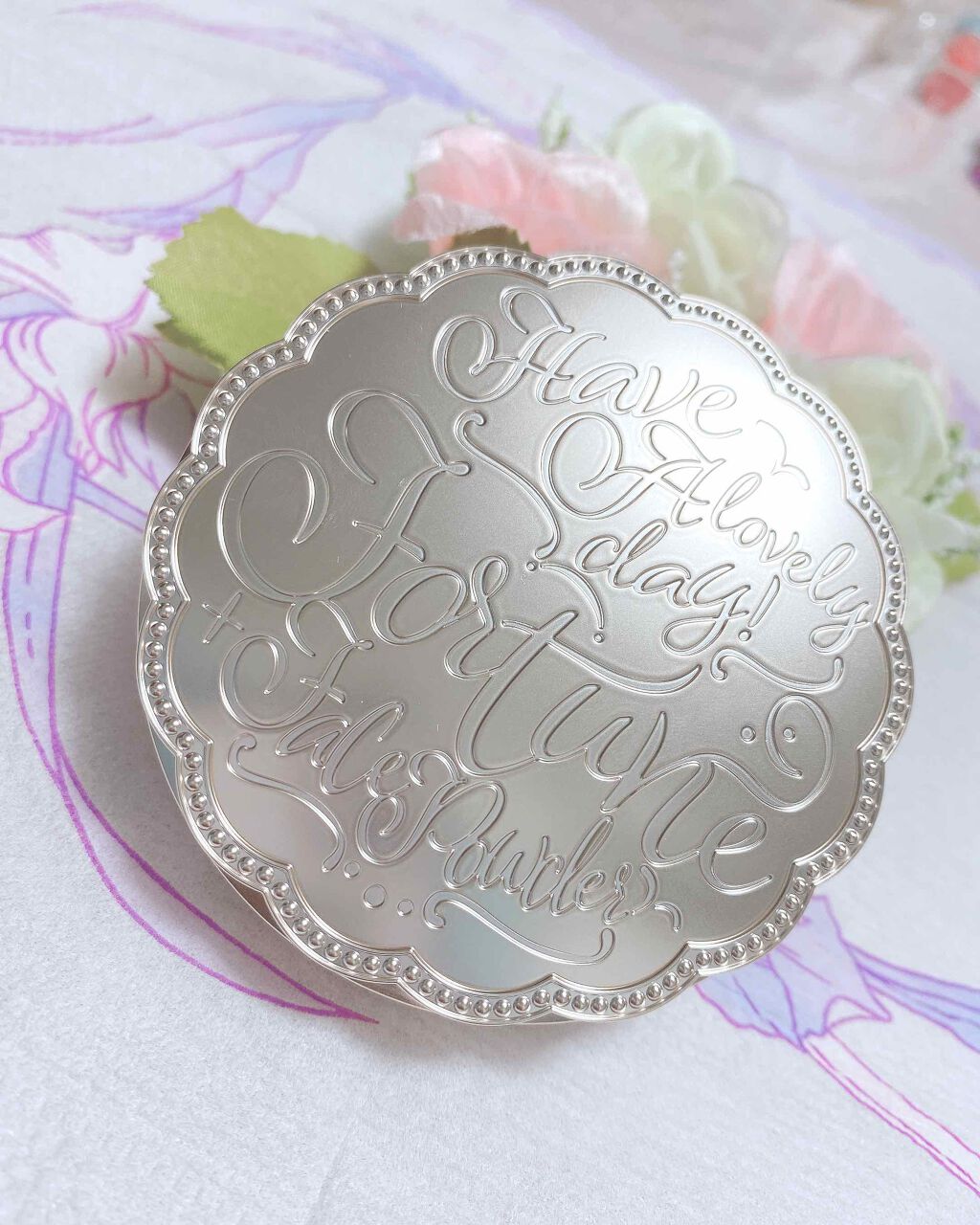 スキンティント トーンアップ パウダー(おしろい)/フォーチュン/プレストパウダーを使ったクチコミ（3枚目）